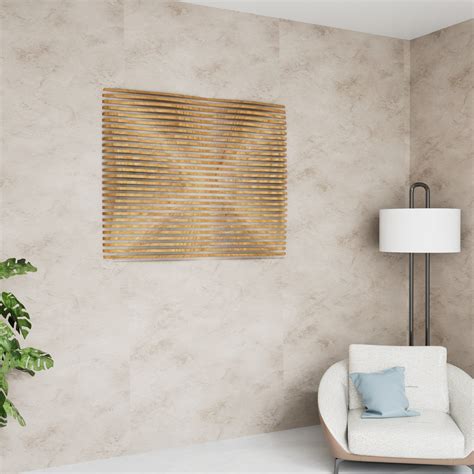 Stratified Waves: Horizontal Parametric Wood Wall Panel – Parametric ...