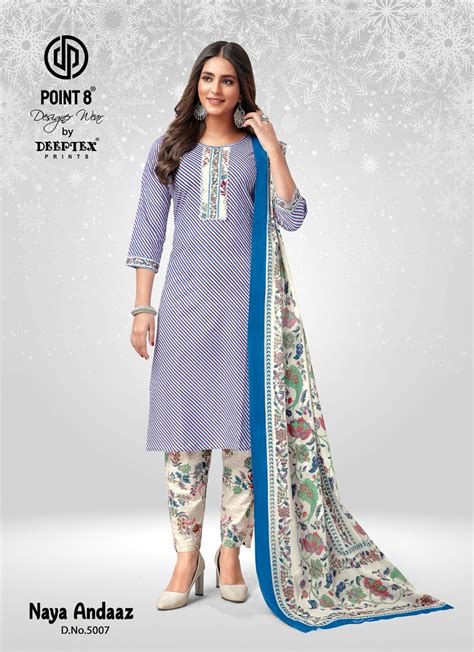 Deeptex Naya Andaaz Vol 5 Pure Cotton Readymade Dress Collection