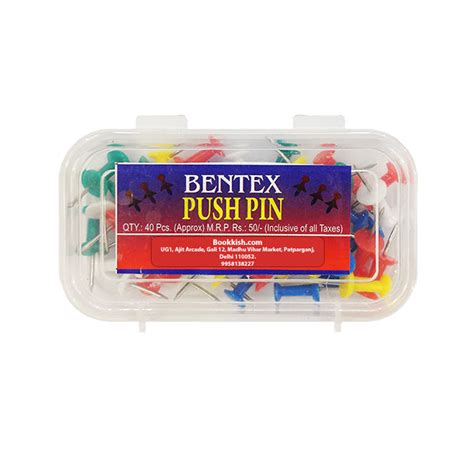 Push Pin Color | Notice Board Pin - 40 Pins Box (Set of 10 Boxes ...