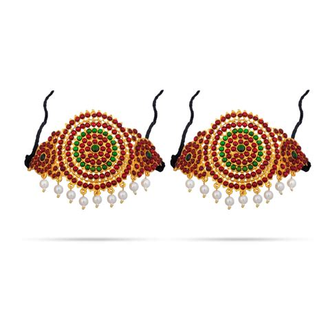 Giri - Kemp Bajuband | Stone Chain | Deity Jewellery