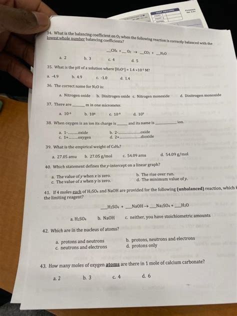 Image result for Balancing the Coeffiecient AG O2