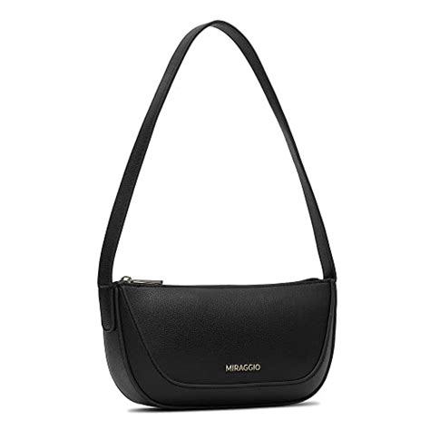 Buy Miraggio Black Freya Shoulder Bag at Amazon.in