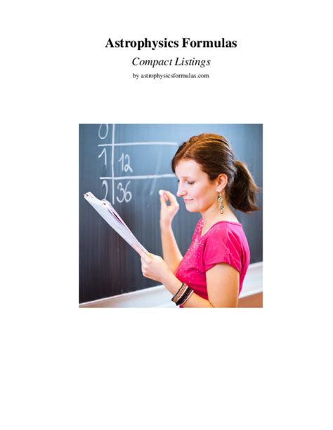 Image result for Astrophysics Formulas