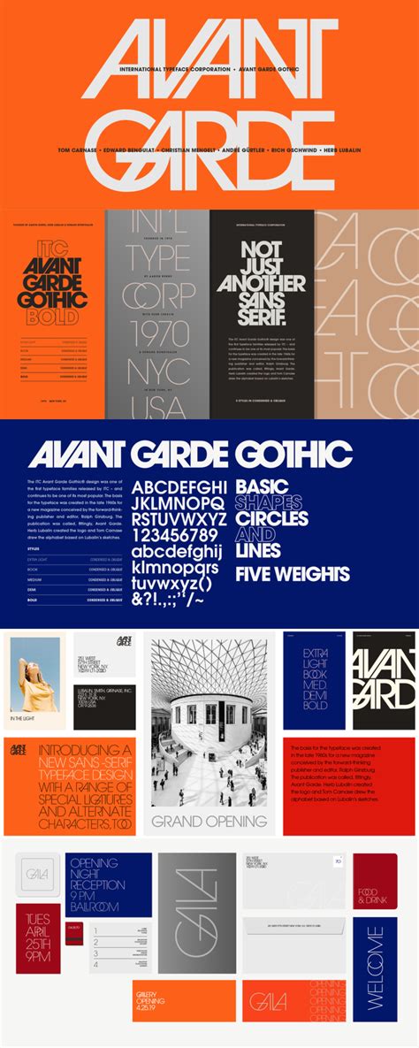 ITC Avant Garde Gothic Font | Trending Fonts