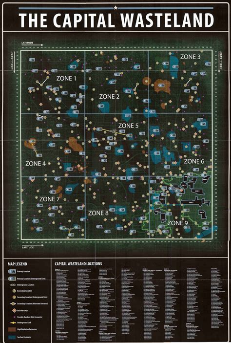 Every Location Fallout 3 Map