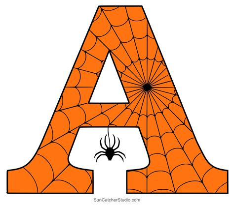 Printable Halloween Letters - FREE Printable A-Z