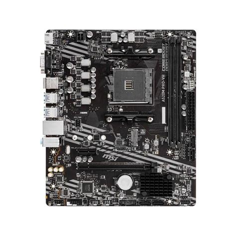 Buy MSI A520M PRO-VH A520M PRO-VH AM4 AMD A520 SATA 6Gbps Micro ATX AMD ...