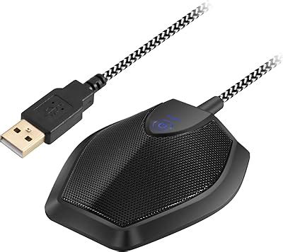 TONOR G11 Conference USB Microphone, Omnidirectional Condenser PC Mic ...