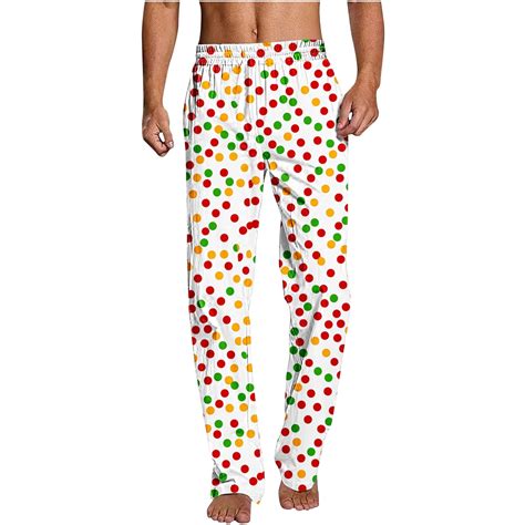Jamicy Pajama Pants for Men Christmas Present Pajama Pants for Men ...