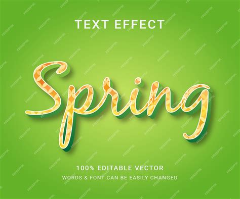 Image result for Spring Pattern Text Effect