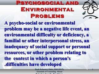 Image result for Examples of Psychosocial Problems