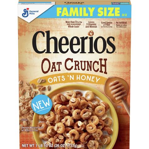News: Cheerios Oat Crunch – Oats 'N Honey Cereal!