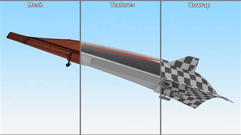 3D Commercial Hypersonic Passenger Plane - TurboSquid 2270109