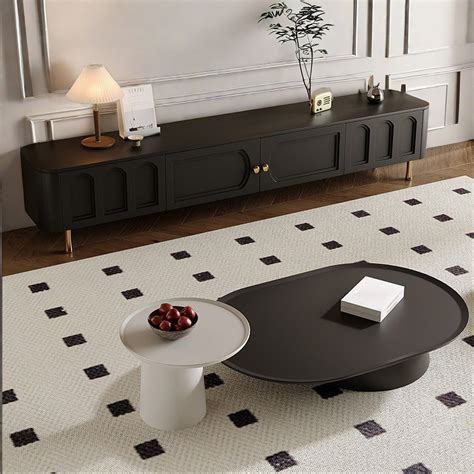 moonlight design French TV Stand Coffee Table Combination 3 - Piece ...