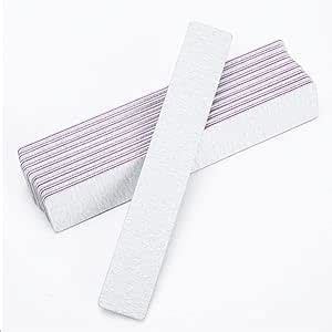 Kreni Professional Nail Files, Double Sided Emery Board for Nails 100/ ...