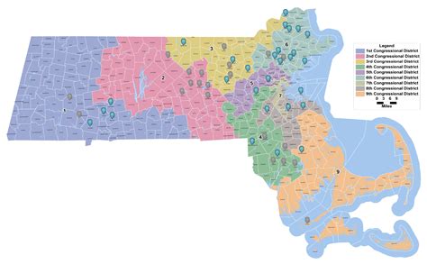 Massachusetts Districts Map at John Boardman blog