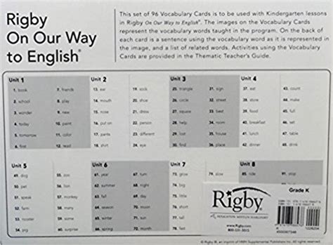 Buy On Our Way to English Vocabulary Cards Grade 5 Book Online at Low ...