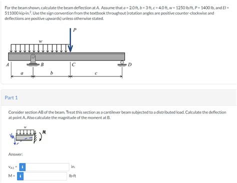 Image result for Beam Deflections Sample Problems
