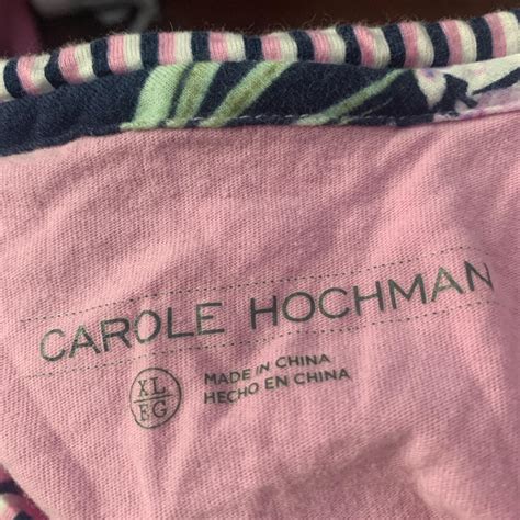 Carole Hochman pink pajama shirt - Depop