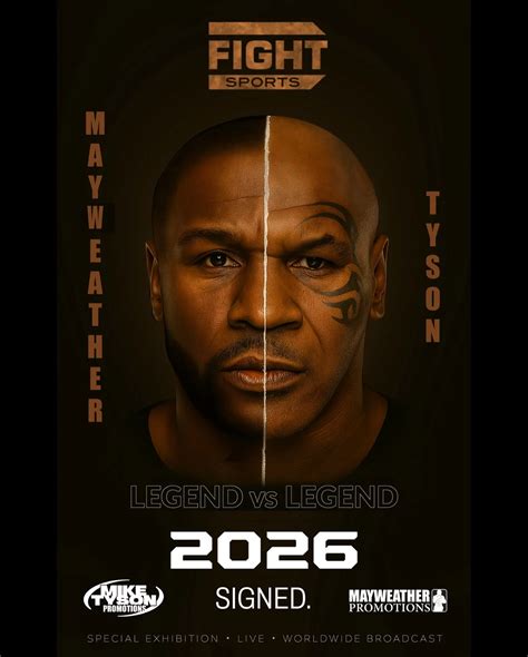 Mike Tyson en Floyd Mayweather stappen binnenkort de ring in voor een ...