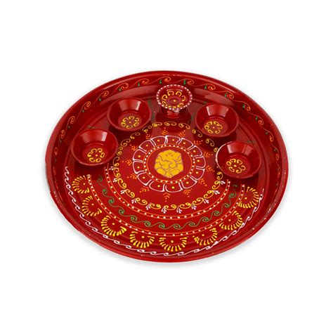Giri - Pooja Plate | Puja Thali Set | Decorative Plate