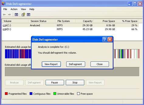 Image result for Windows XP Defrag