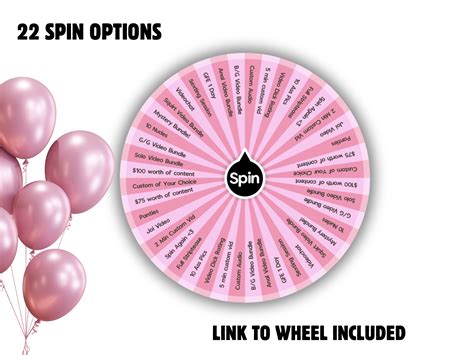 Onlyfans Game Onlyfans Birthday Spin the Wheel Onlyfans Promo Graphic ...