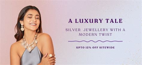 Buy Latest 92.5 Silver Jewellery Online - Get 12% OFF