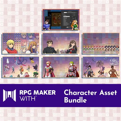 RPG MAKER WITH - Character Asset Bundle