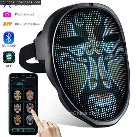 LED Bluetooth Mask 的图像结果