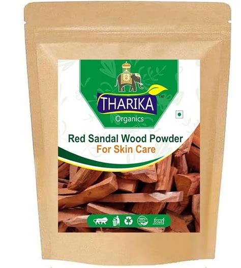 Tharika Organics Red Sandalwood Powder 50g, Laal Raktha Chandan Face ...
