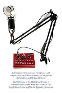 VocoPro Streamer-Studio - USB audio interface, studio condenser ...