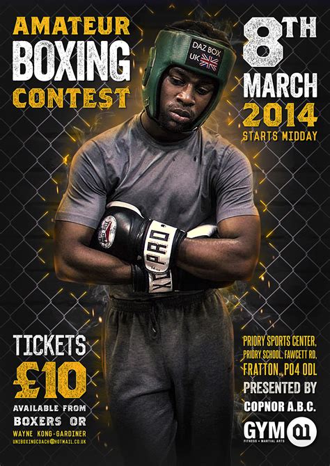 Boxing Promo Poster 的图像结果