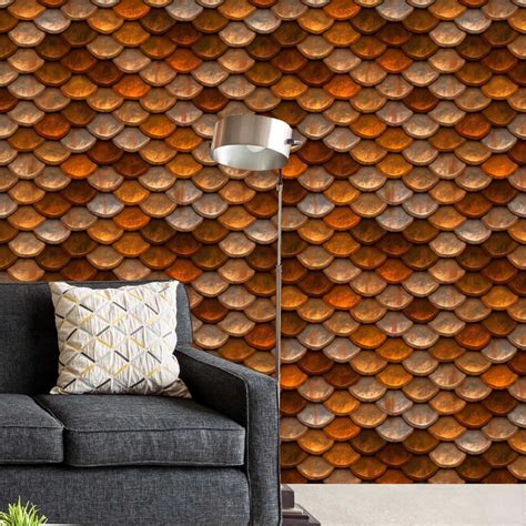 ArtzFolio Rusted Body Armor Wallpaper Roll | Easy to Install ...