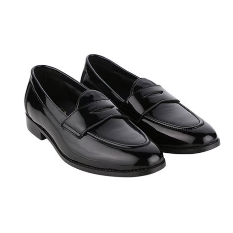 Siena Timeless Patent Black Classic Penny Loafers – THE BRAT ARMY