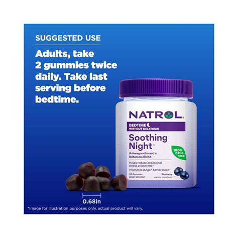 Natrol, Soothing Night, Bedtime Without Melatonin, 50 Gummies – Maple Herbs