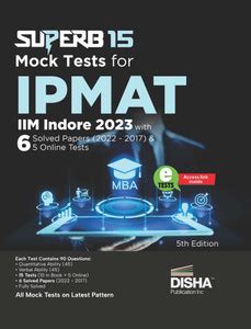 SuperB 15 Mock Tests for IPMAT (IIM Indore) with 6 Previous Year Solved ...