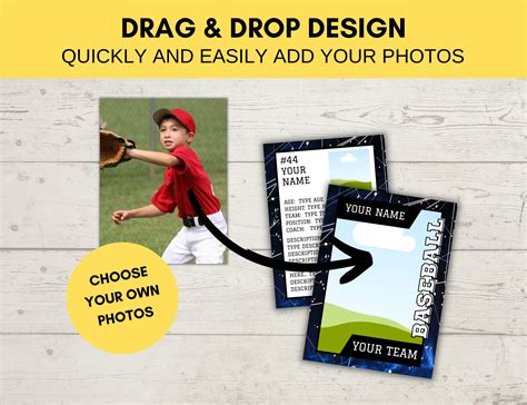 Baseball Card Editable Template 的图像结果