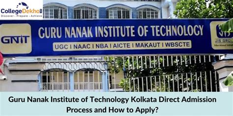 Guru Nanak Institute of Technology Kolkata Direct Admission Process ...