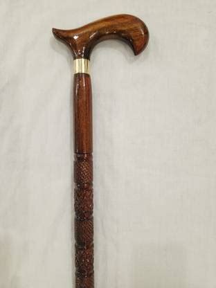 RanaCreation Morning wooden walking stick in antique design for men ...