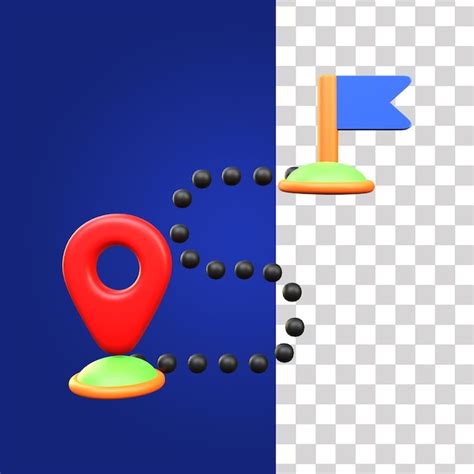 3d direction icon | Premium PSD