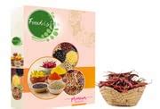FOODVISTAA DRY RED CHILLI/Organic Lal Mirch/Erra Mirapakaya/Dried Red ...