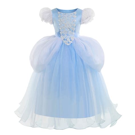Kawell Princess Cinderella Blue Toddler Girls Costume Dress Up Fancy ...