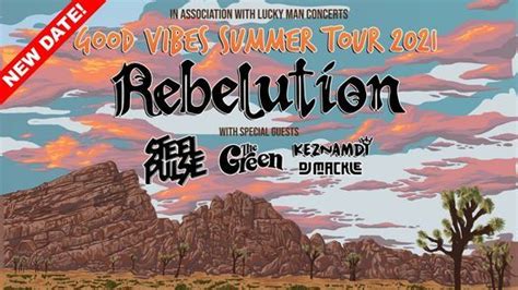 NEW DATE - Rebelution at Pepsi Amphitheater, Pepsi Amphitheater at Fort ...