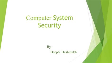 Computer System and Security 的图像结果