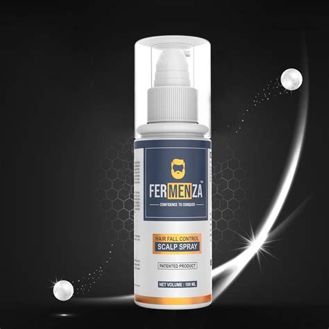 FERMENZA Patented Hair Fall Control Daily Use Scalp Spray for Men 100ml ...