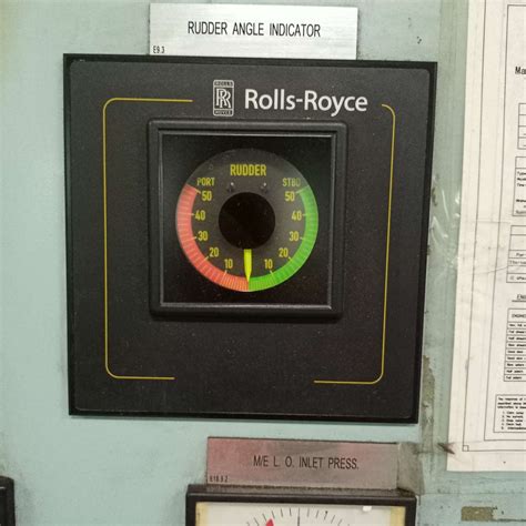 References Rudder angle indicator manual (1).jpg BRIDGE CONTROL CONSOLE ...