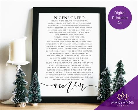 Free Printable Nicene Creed: Easy Guide & PDF - Printables for Everyone