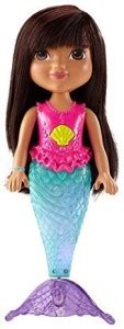 Dora and Friends Fisher-Price Nickelodeon Sparkle and Swim Mermaid Toy ...