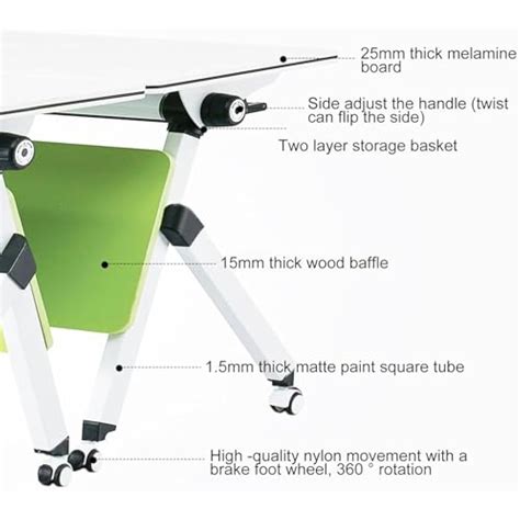 POLGDW Conference Room Table, 4 Pack Folding Meeting Table India | Ubuy